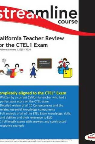 Cover of California Teacher Review for the CTEL1 Exam