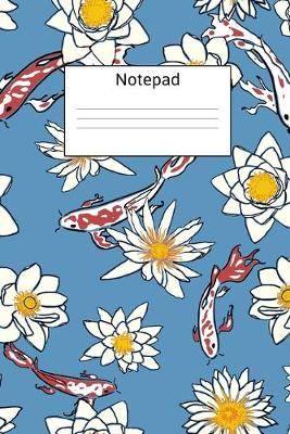 Book cover for Koi Fish Themed Notepad