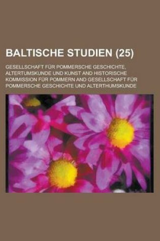 Cover of Baltische Studien (25 )