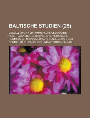 Book cover for Baltische Studien (25 )