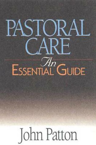 Cover of Pastoral Care