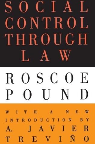 Cover of Social Control Through Law