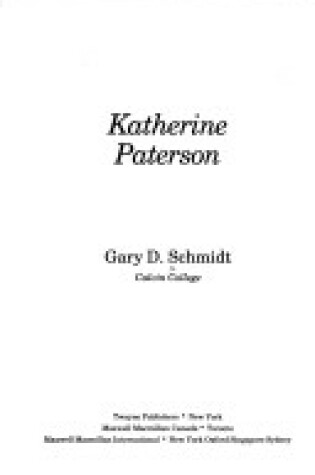Cover of Katherine Paterson