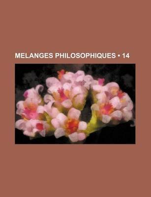 Book cover for Melanges Philosophiques (14)