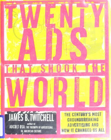 Book cover for Twenty Ads That Shook the World