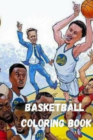 Cover of Basketball Coloring Book