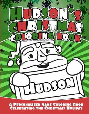 Book cover for Hudson's Christmas Coloring Book