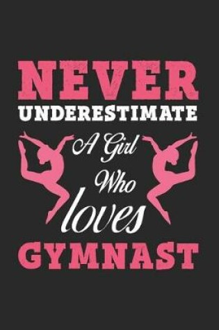 Cover of Never Underestimate A Girl Who Loves Gymnast