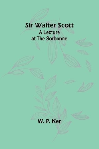 Cover of Sir Walter Scott