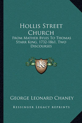 Cover of Hollis Street Church