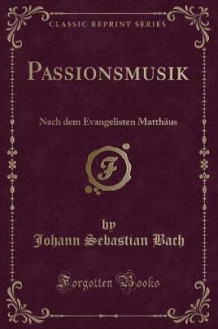 Cover of Passionsmusik