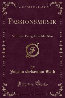 Book cover for Passionsmusik