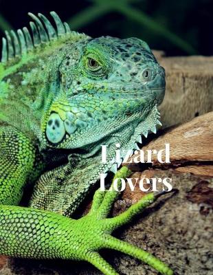 Book cover for Lizard Lovers 100 page Journal