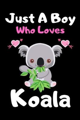 Book cover for Just a boy who loves koala