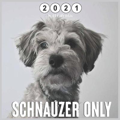 Book cover for Schnauzer Only 2021 Wall Calendar