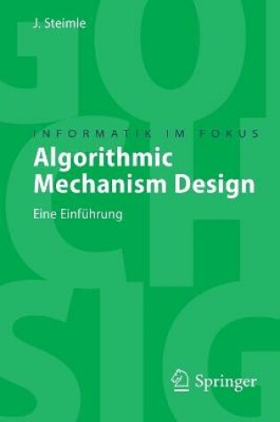 Cover of Algorithmic Mechanism Design