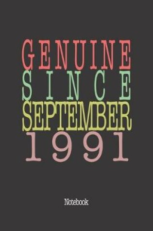 Cover of Genuine Since September 1991