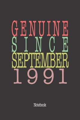 Book cover for Genuine Since September 1991