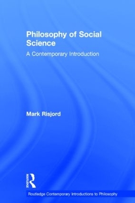 Book cover for Philosophy of Social Science