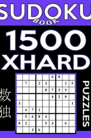 Cover of Sudoku Book 1,500 Extra Hard Puzzles