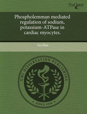 Book cover for Phospholemman Mediated Regulation of Sodium