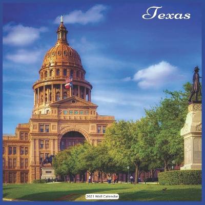 Book cover for Texas 2021 Wall Calendar