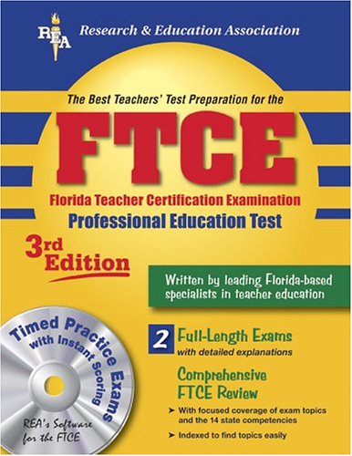 Book cover for Ftce Professional Education W/ CD-ROM (Rea) the Best Test Prep