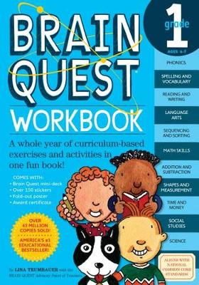 Book cover for Brain Quest Workbook Grade 1