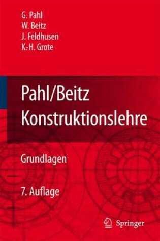 Cover of Pahl/Beitz Konstruktionslehre