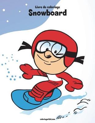 Cover of Livre de coloriage Snowboard 1