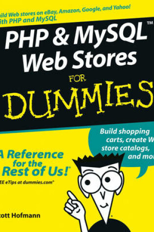 Cover of PHP and MySQL Web Stores For Dummies