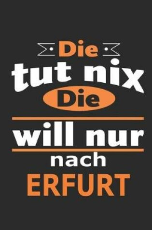 Cover of Die tut nix Die will nur nach Erfurt