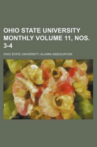 Cover of Ohio State University Monthly Volume 11, Nos. 3-4