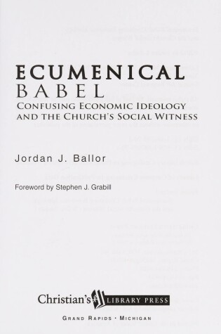 Cover of Ecumenical Babel