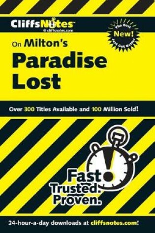 Cover of CliffsNotes on Milton's Paradise Lost