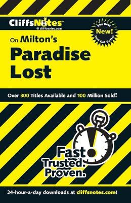 Book cover for CliffsNotes on Milton's Paradise Lost