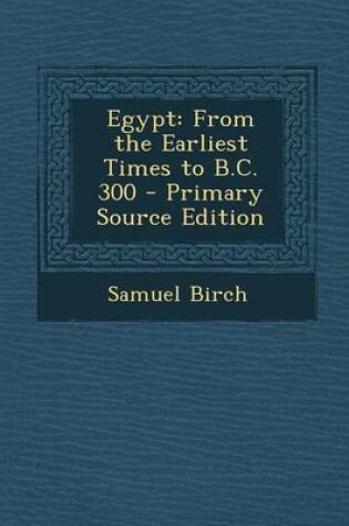 Cover of Egypt