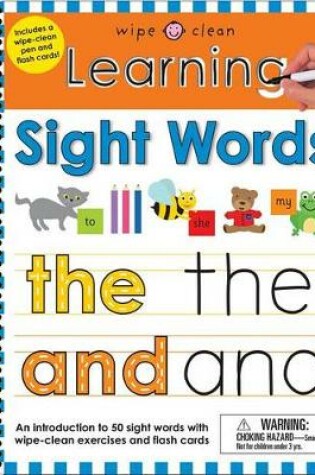 Cover of Wipe Clean: Learning Sight Words