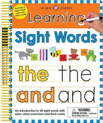 Cover of Wipe Clean: Learning Sight Words