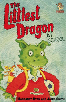 Book cover for Littlest Dragon at School