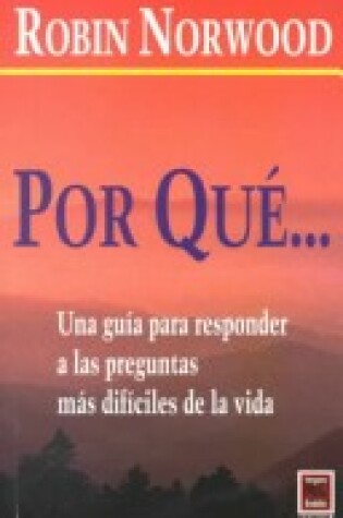 Cover of Por Que ...