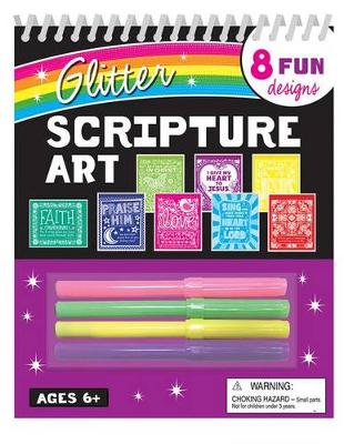 Book cover for Glitter Scripture Art