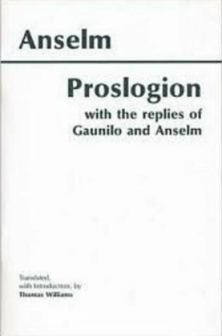 Cover of Proslogion