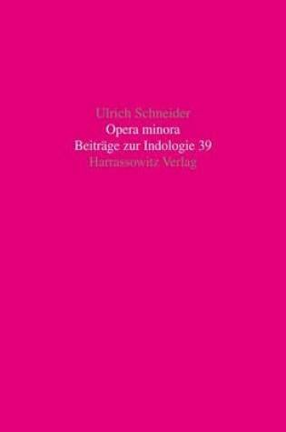 Cover of Opera Minora