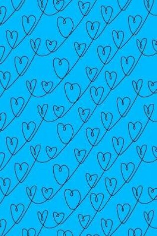 Cover of Journal Notebook Scribbly Hearts Pattern 2