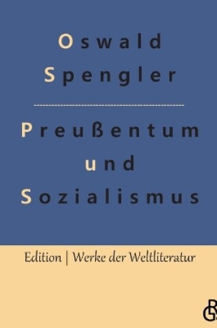 Cover of Preu�entum und Sozialismus