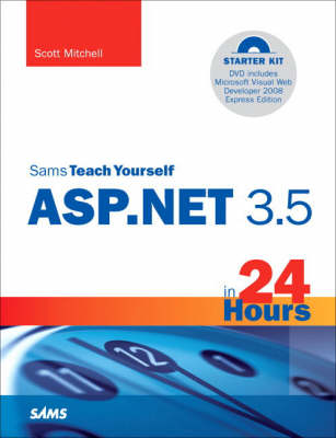 Book cover for Sams Teach Yourself ASP.NET 3.5 in 24 Hours, Complete Starter Kit