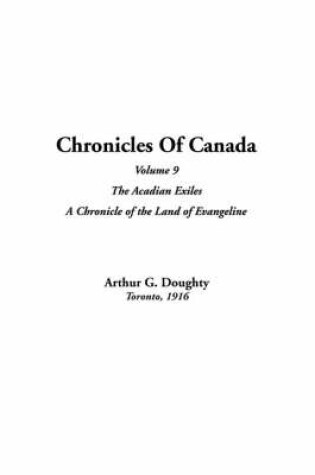 Cover of Chronicles of Canada, Volume 9