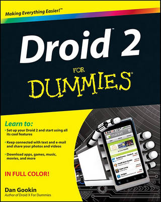 Book cover for Droid 2 For Dummies