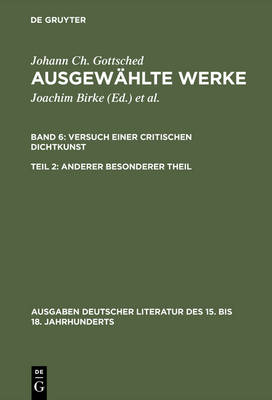 Cover of Ausgewahlte Werke, Bd 6/Tl 2, Anderer besonderer Theil